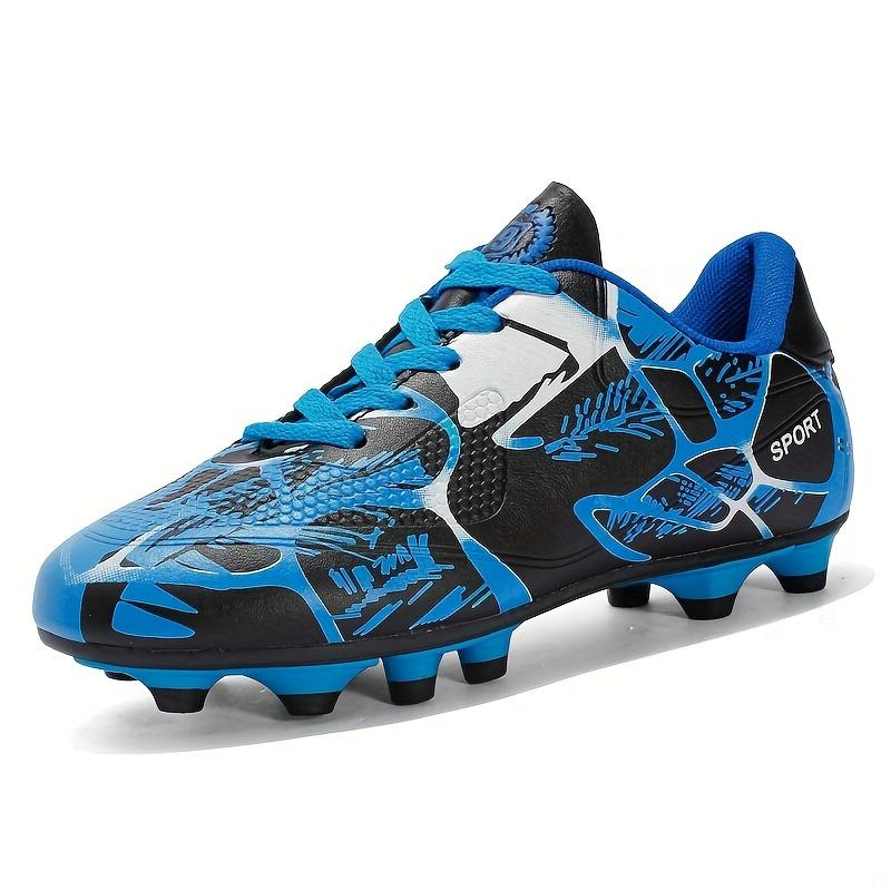 Boys' Non-Slip Soccer Shoes, Professional Comfortable and Breathable Outdoor Soccer Shoes and Training Race Shoes