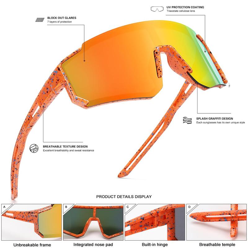 Youth Baseball Sunglasses for Boys Girls Age 6-12 Softball Cycling Sports Sunglasses for Kids Lightweight Frame