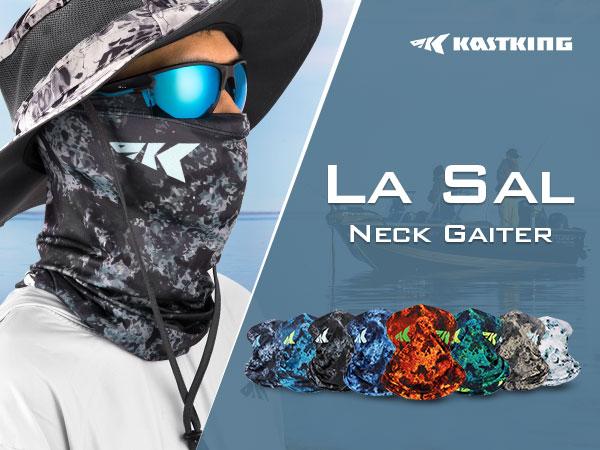 KastKing La Sal Neck Gaiter-UPF 50+ Balaclava Face Mask,Neck Gaiter for Men and Women,Face Cover Shield for Fishing,Hiking