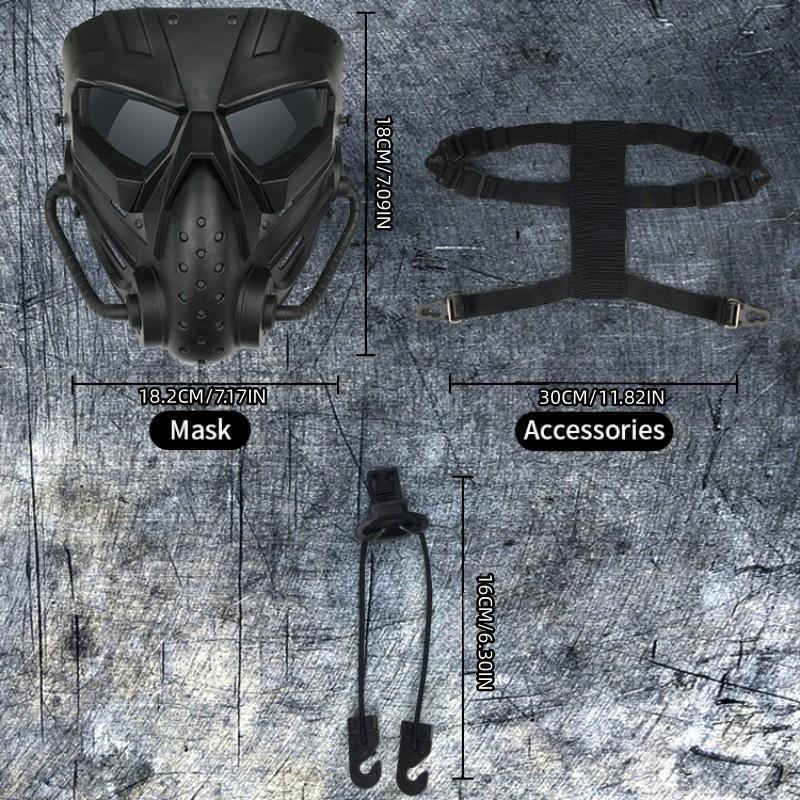 Tactical Mask, 1 Count Full Face Protective Mask with Strap, Tactical Full Face Mask for Shooting Game, Shiesty Mask