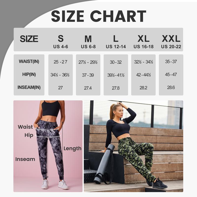 SHOWITTY  Joggers for Women - Sweatpants with Pockets Yoga Lounge Black Workout Pants