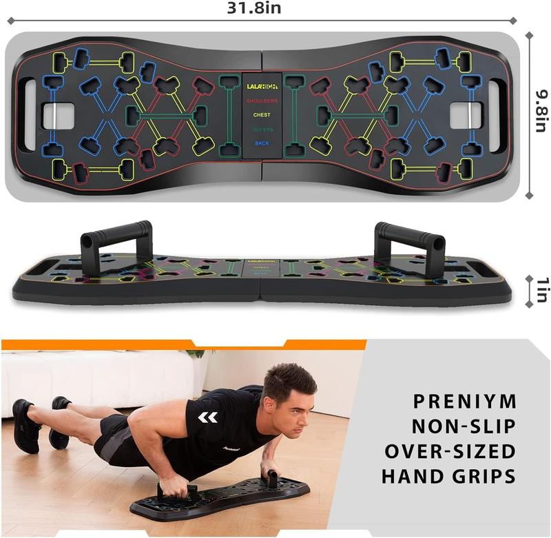 LALAHIGH-Push Up Board, Single Board with 5 Years Warranty, Fitness Equipment for Men and Women.