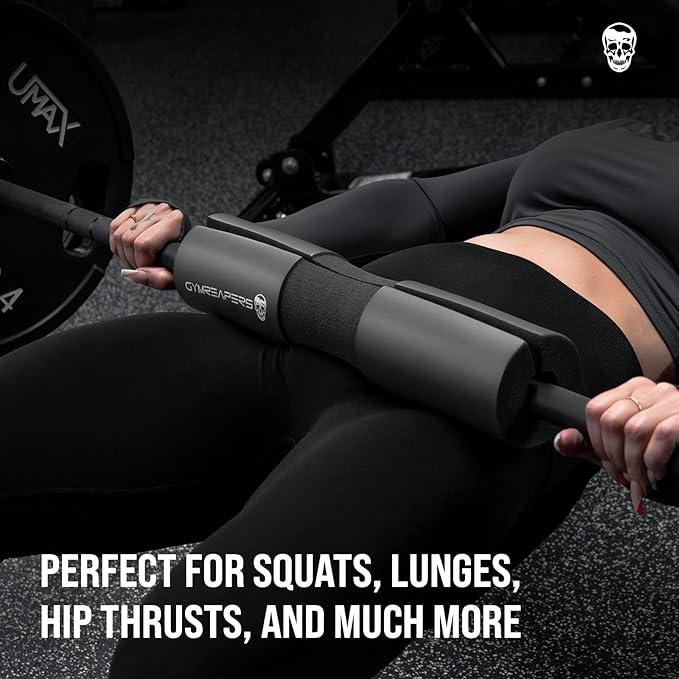 Gymreapers Barbell Squat Pad - High-Density Foam for Extra Protection of Neck, Shoulders, and Hips During Squats and Lunges