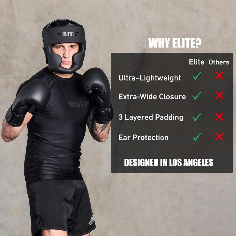 Best Boxing Headgear, Training Sparring Safety Head Guard for MMA, Kickboxing Trainees, Muay Thai, and Boxing for Adult Men