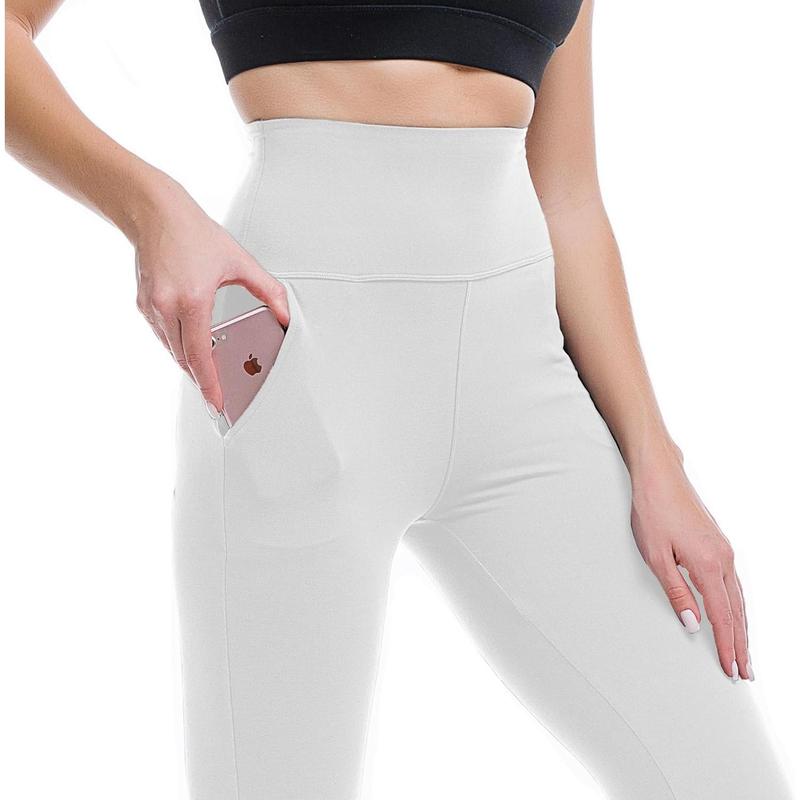 Leggings with Pockets for Women, High Waisted Leggings Buttery Soft Non See Through Workout Yoga Pants