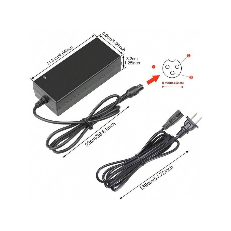 Moon Bunny 42V 2A Adapter Power Supply Charger For Balancing Electric Scooter Hoverboard