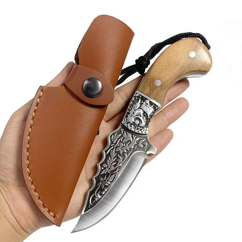 Hand-held meat knife outdoOrbarbecue steak can sharpen the kaifehome sharp fruit knife