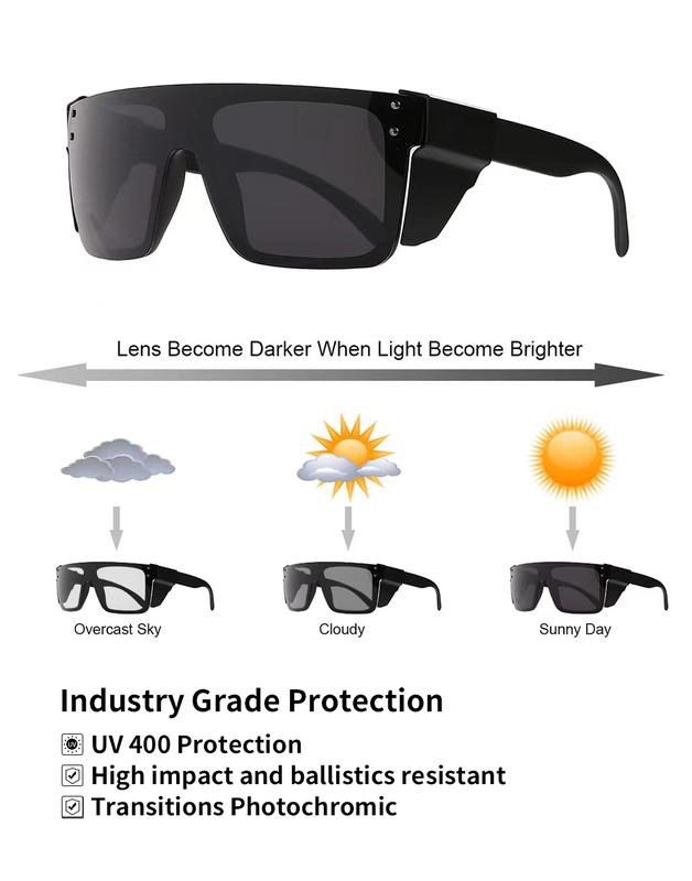 BingKing Z87 Photochromic  Sports Sunglasses for Men Women Cycling UV400 Protection