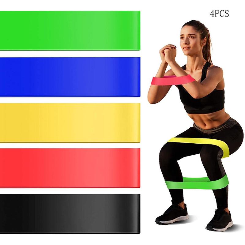 5pcs Multi-color Fitness Elastic Band, Resistance Band, Fitness Gym Strength Training Rubber Loop Band, Fitness Equipment, Gymtok