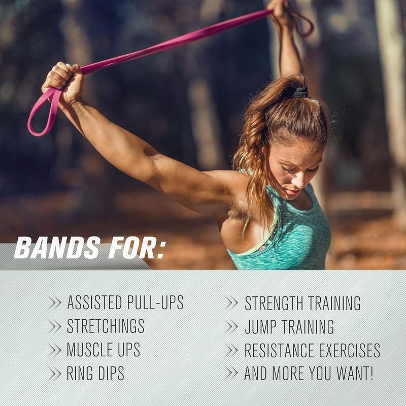 RitFit Pull Up Assist Band - Premium Resistance Band for Pull Up Assistance, Resistance Training, Body Stretching, Powerlifting, Mobility Training