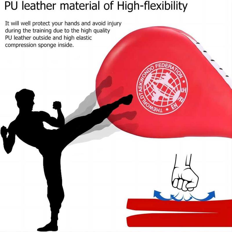 Taekwondo Foot Target, 1 Pair Boxing Foot Target, Martial Arts Training Equipment, Hand Targets & Focus Mitts for Training Punch, Kick, Punching Bag