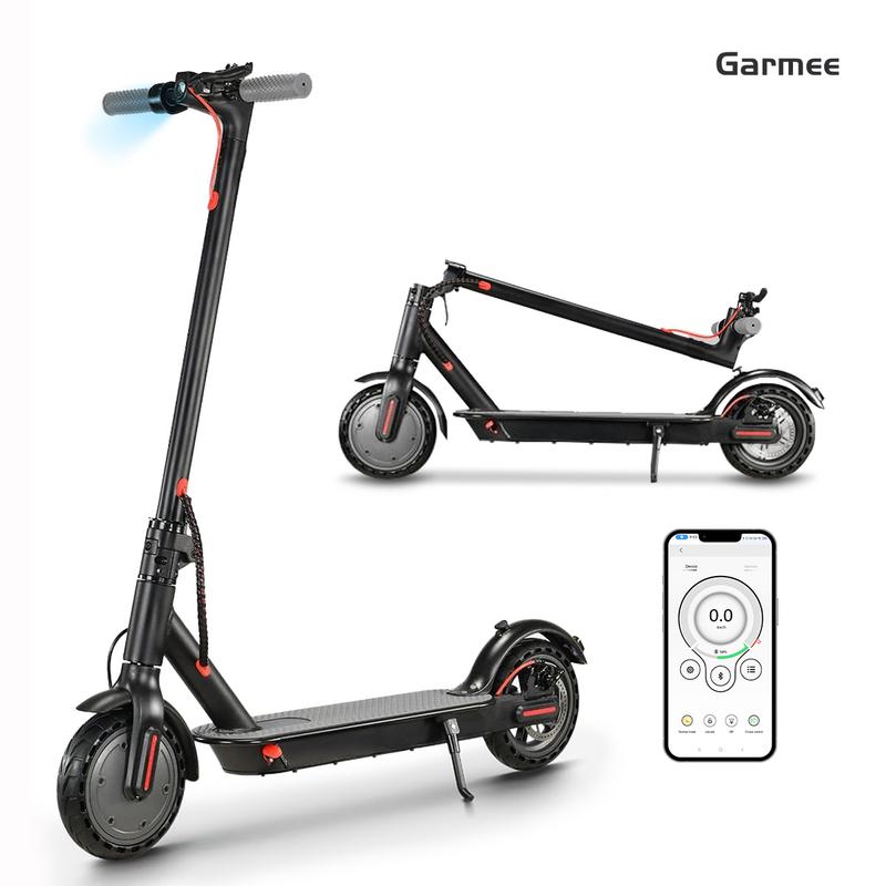 Garmee Electric Scooter Adults - Max 30-35 Miles Range & 19MPH Speed E-Scooter, Powerful 350W Scooter, Folding Scooters with 8.5