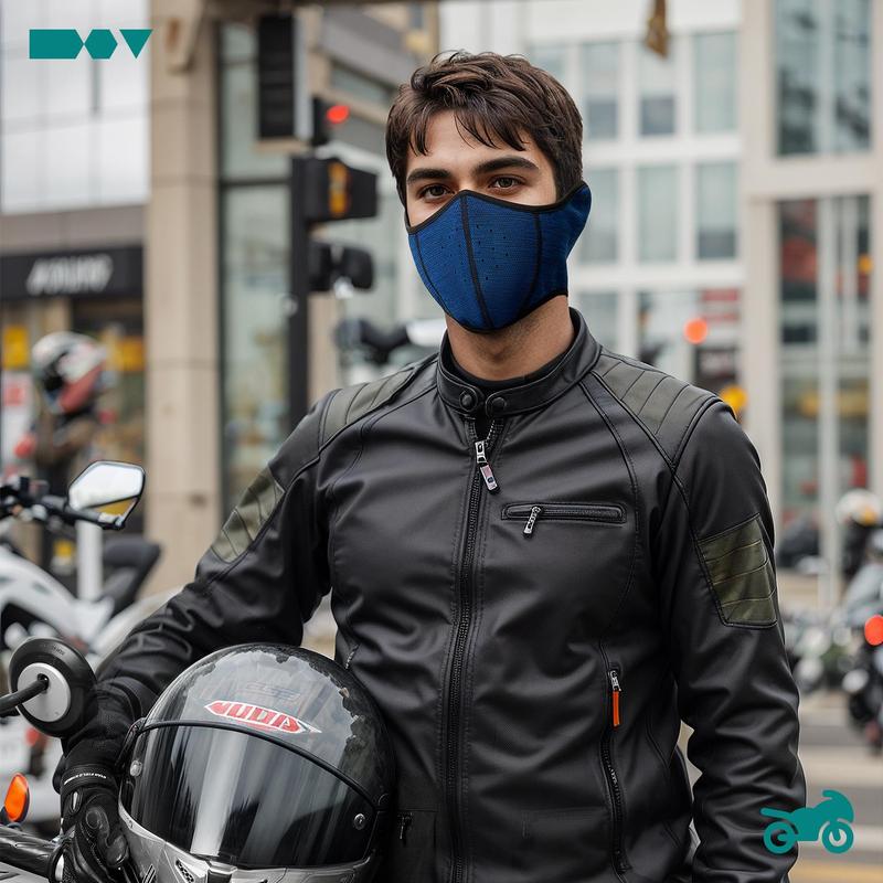 SHINEMEOTH Motorcycle Face Mask, Winter Warm & Windproof Face Mask, Dustproof Motorcycle Face Cover, Motorcycle Accessories for Men