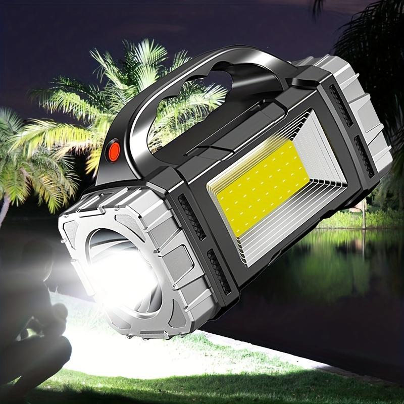 Fast Solar USB Charging LED Camping Light, Waterproof Flashlight, Adjustable Modes, Suitable for Outdoor Travel - Night Walking, Hiking, Fishing and Camping