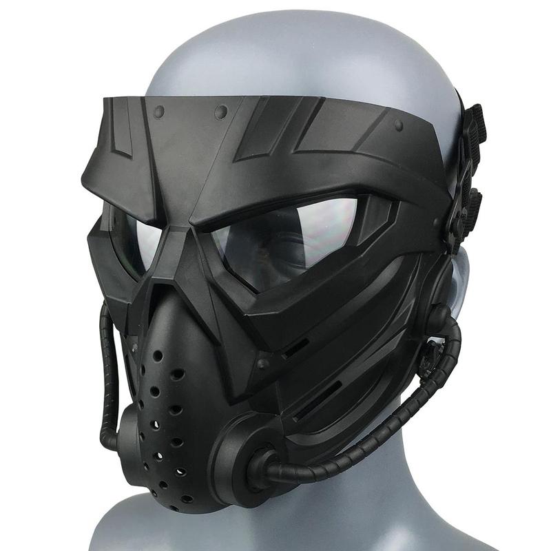 Tactical Mask, 1 Count Full Face Protective Mask with Strap, Tactical Full Face Mask for Shooting Game, Shiesty Mask