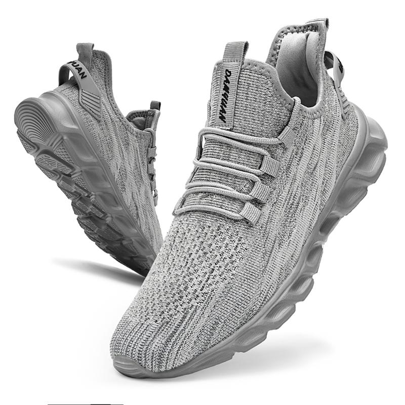 Men's Sports Shoes  Lightweight Non-Slip Sneakers Walking Shoes Breathable Mesh Fitness Shoes Runner Training