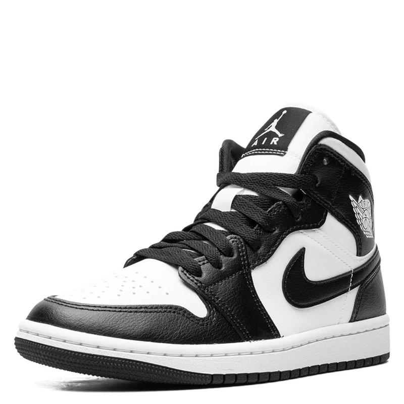 Nike Air Jordan 1 Mid Panda White Black DV0991-101 Womens Fashion Sneakers New