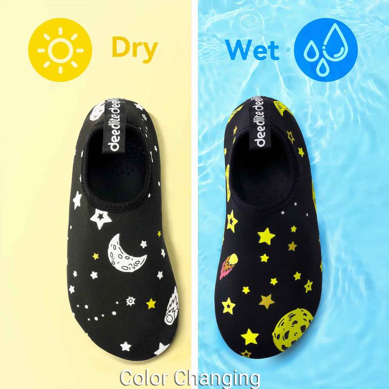 Summer 2024 Discoloration Walk Water Shoes,Plain Lightweight Creek Shoes for BeachVacation, Quick Dry Breathable CreekShoes, Surfing, non-slip shoess, Girl'sWalking Shoes