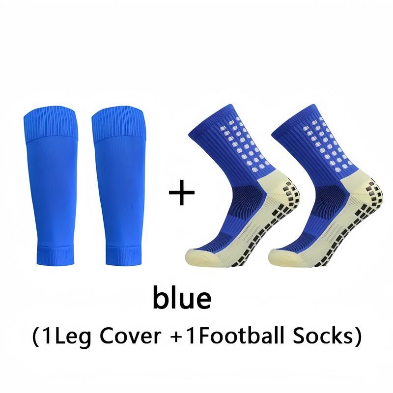 2 pairs of grip sports socks, benchmarking against football, basketball, running, rugby, anti slip and shock-absorbing sports socks