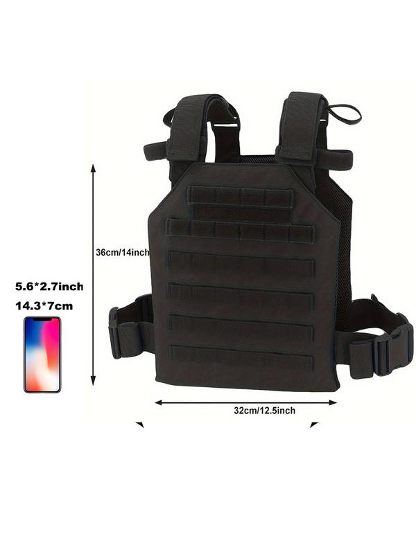 Adjustable Lightweight Tactical Vest, Sport Vest for Outdoor, Hunting, Training, Plate Carrier, Men's Bum Bag & Belt Bag,  Belts for Men