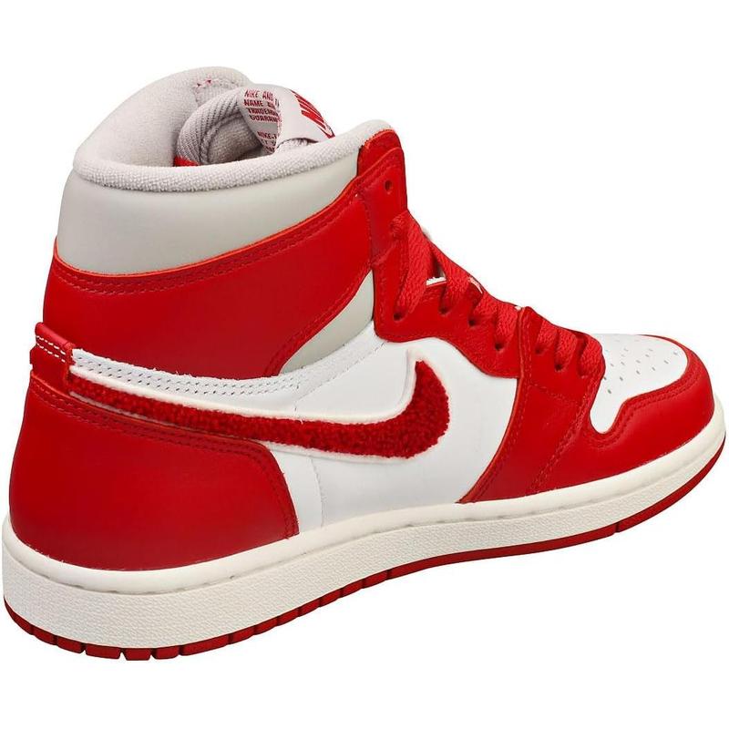 Women's Jordan 1 Retro Hi OG Lt Iron Ore Varsity Red-Sail (DJ4891 061)