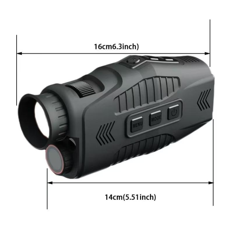 Hd 1080p Night Vision Monocular, Fall Gifts, Portable Rechargeable 10x Digital Zoom Infrared Night Vision Telescope, Outdoor Monocular, Fall Gift, Halloween Gift, Christmas Gift