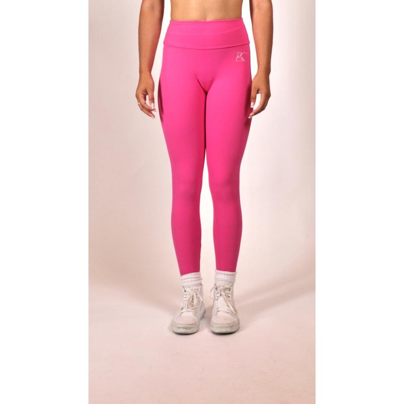 Active Butt Scrunch Seamless Leggings in Hot Pink