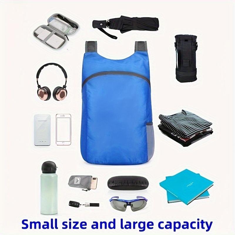 Foldable portable travel bag, lightweight outdoor backpack, camping hiking backpack, foldable sports bag, lightweight waterproof backpack, outdoor portable backpack for men and women, ultralight folding backpack, large capacity sports folding backpack