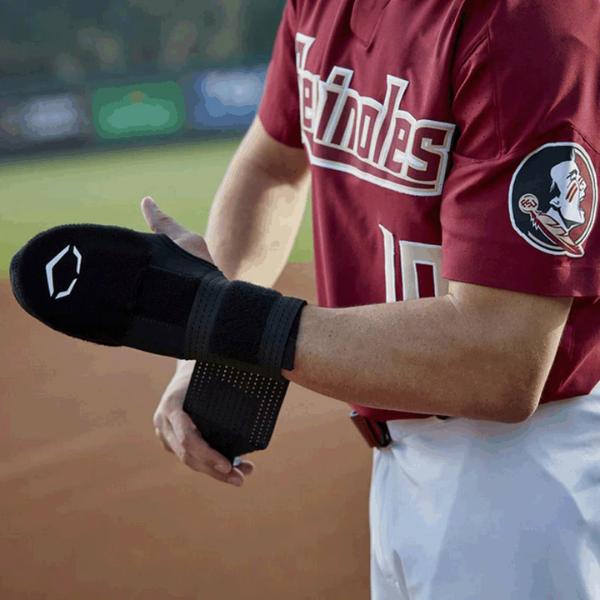 EvoShield Sliding Mitt - Premium Baseball & Softball Slide Guard for Right & Left Hand - Advanced Sports Protection Gear in Red, Black, Navy