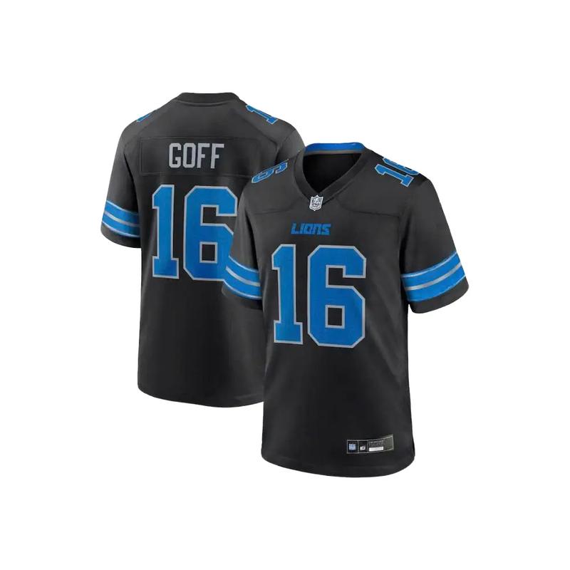 Jaredd Gofff Black Detroitt Lionss 2nd Alternate Game Jersey, Game day apparel, NFLL fan gear -  Fits Men and Women - Halloween Christmas New Year Gift - best price