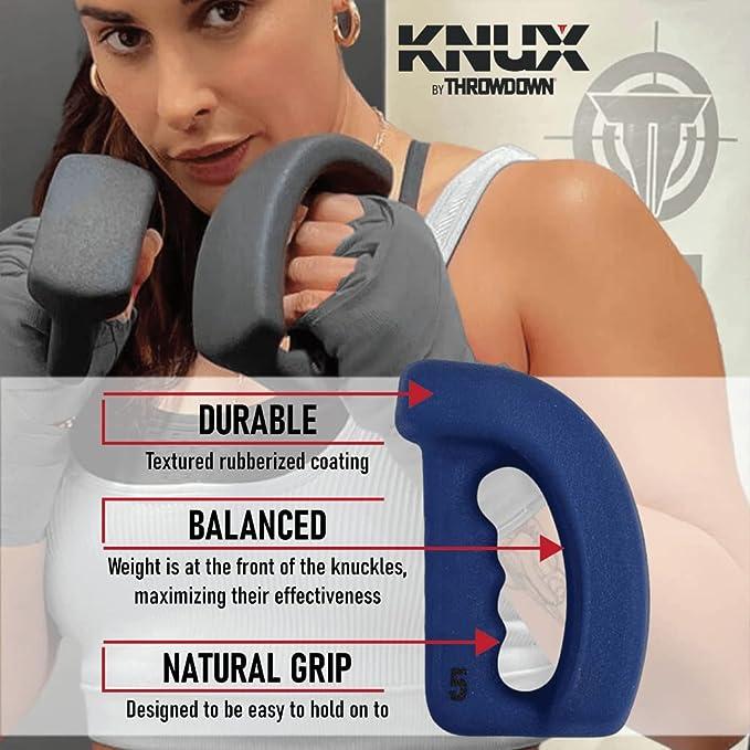 KNUX Premium Hand Weights for shadow boxing and fitness