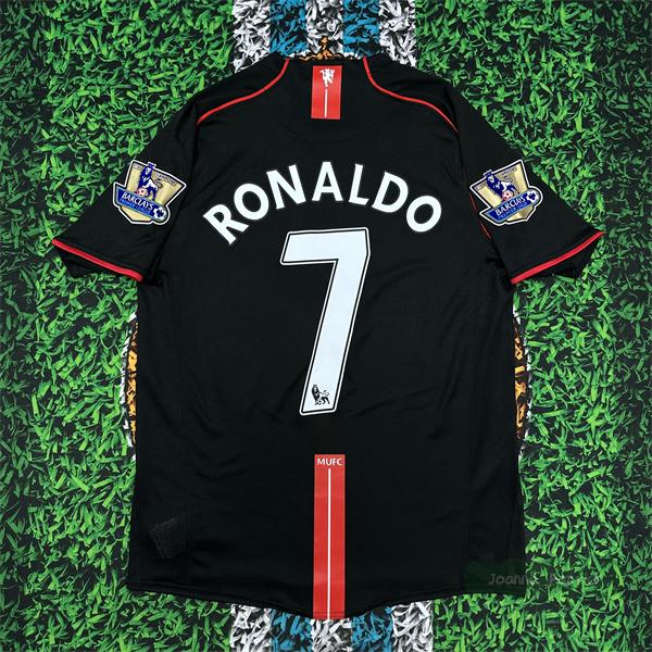 MUFC Ronaldo   07 08 AWAY SHORT SLEEVED SOCCER JERSEY