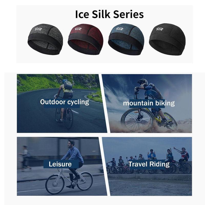 Helmet Liner Beanie, 3 Counts set Moisture Wicking Helmet Liner Cap, Summer Skull Caps, Sports & Outdoor Hats for Men & Women