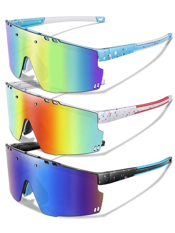 Unisex's Flip-Up Sports Sunglasses, Sporty Outdoor Eyewear for Cycling, Running, Fishing, Driving, Sports Eyewear for Men & Women