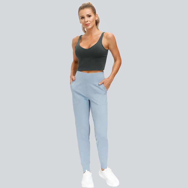 THE GYM PEOPLE Joggers for Women Lightweight Athletic Leggings Tapered Lounge Pants