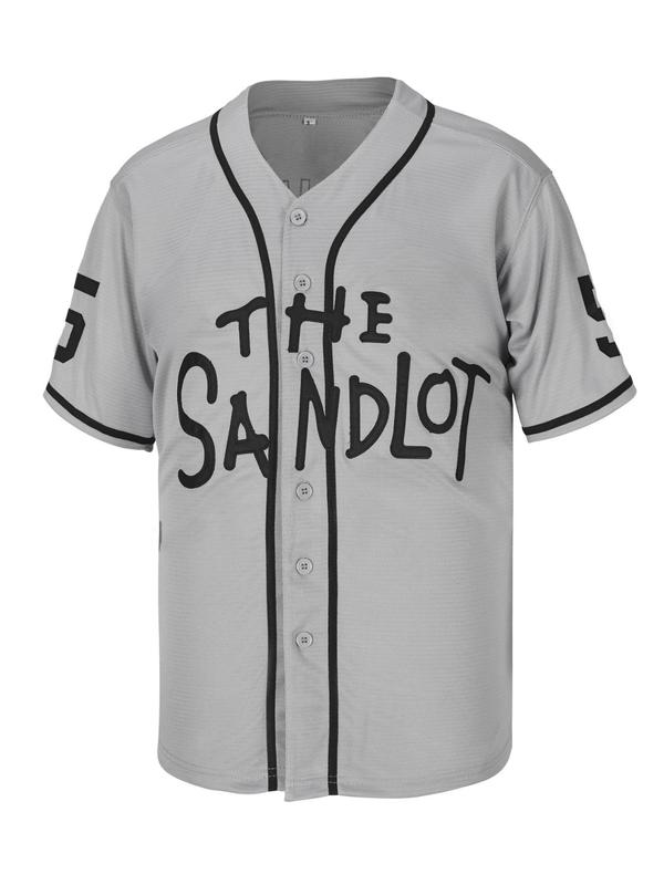 Men's Letter Embroidery Contrast Binding Baseball Jersey, Casual Short Sleeve Button Front Baseball Top for Daily Wear, Men's Sportswear for All Seasons