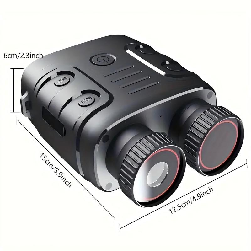 5X Digital Zoom Night Vision Binoculars, 1 Box Rechargeable Binoculars with Storage Card & Accessories, Outdoor Binoculars for Hiking, Camping, Travel