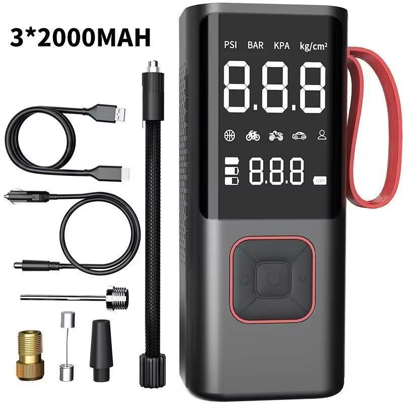 Portable Car Tire Inflator Pump, 150PSI Air Compressor, Car, Motorcycle, Bicycle Tire Inflator, Bike Pump, Spherical Fast Inflator