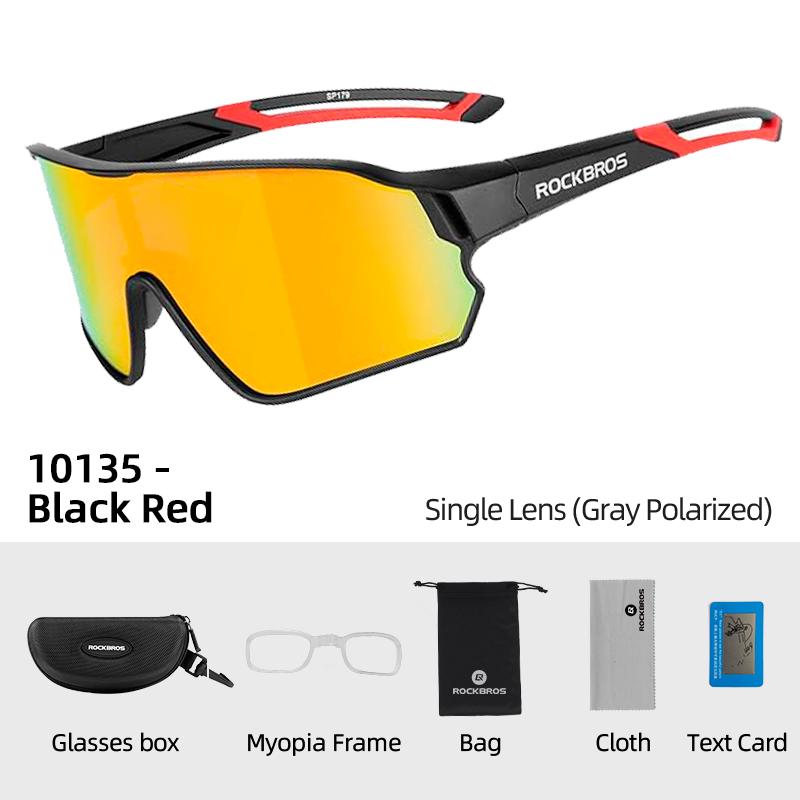 ROCKBROS Sports Polarized Sunglasses UV400 Dazzle Photographic Lenses Outdoor Sports Sunglasses Rimless Windproof and Dustproof Glasses Cycling Fishing Skiing Goggles