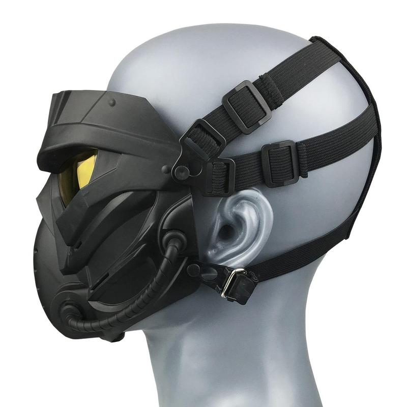 Tactical Mask, 1 Count Full Face Protective Mask with Strap, Tactical Full Face Mask for Shooting Game, Shiesty Mask