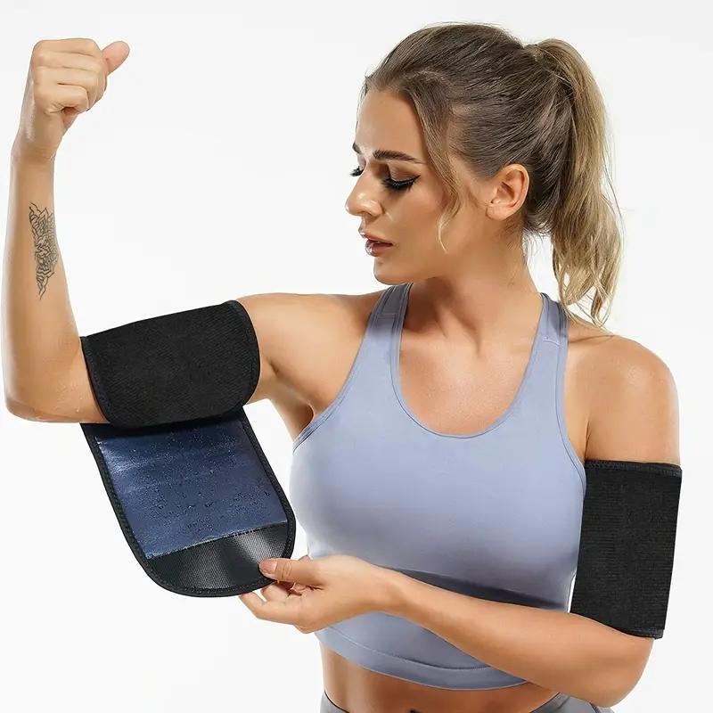 Sports Arm Shaper Bands, 1 Pair Neoprene Sweat Arm Shaper Bands, Adjustable Arm Shaper Bands for Women, Fitness Accessories for Home Gym Workout