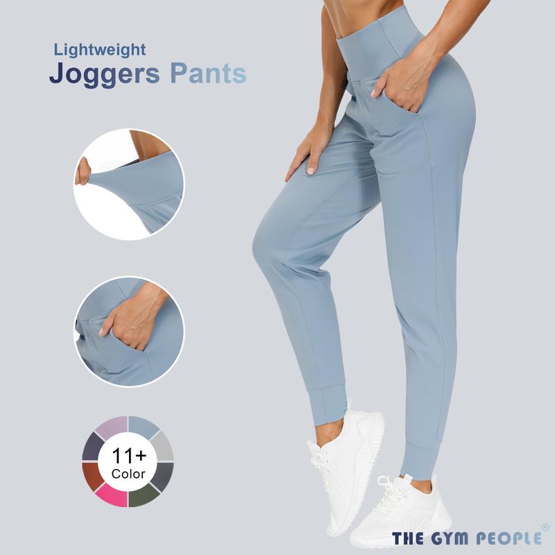 THE GYM PEOPLE Joggers for Women Lightweight Athletic Leggings Tapered Lounge Pants