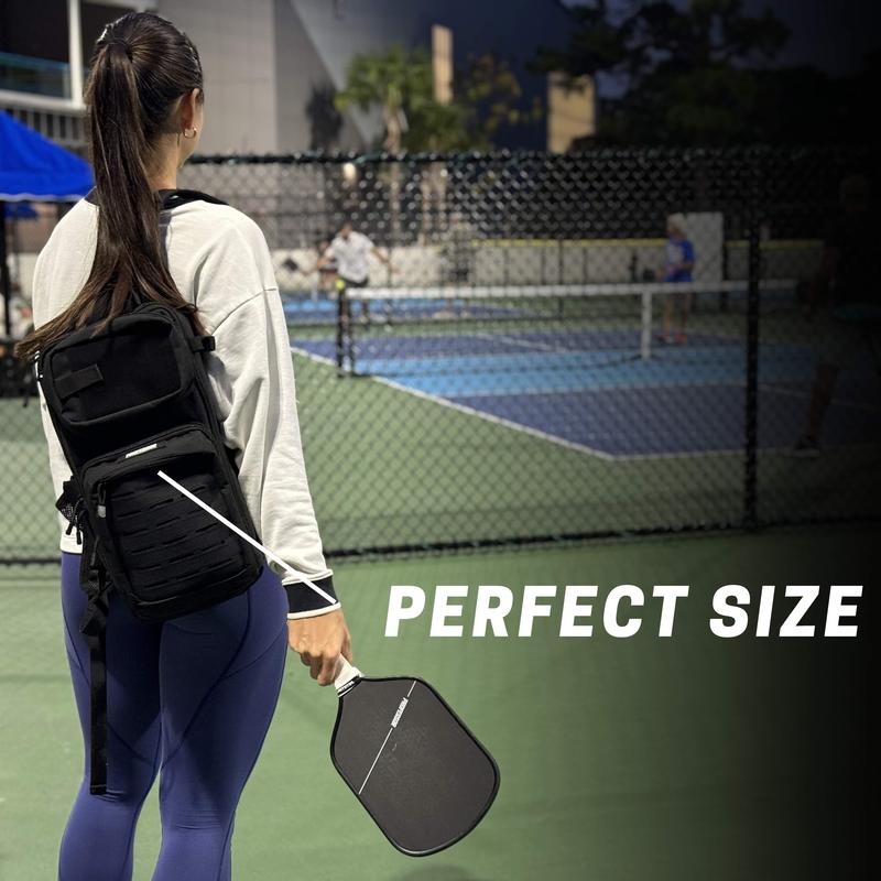 CourtCommander Pickleball Backpack - Fits 5 Paddles