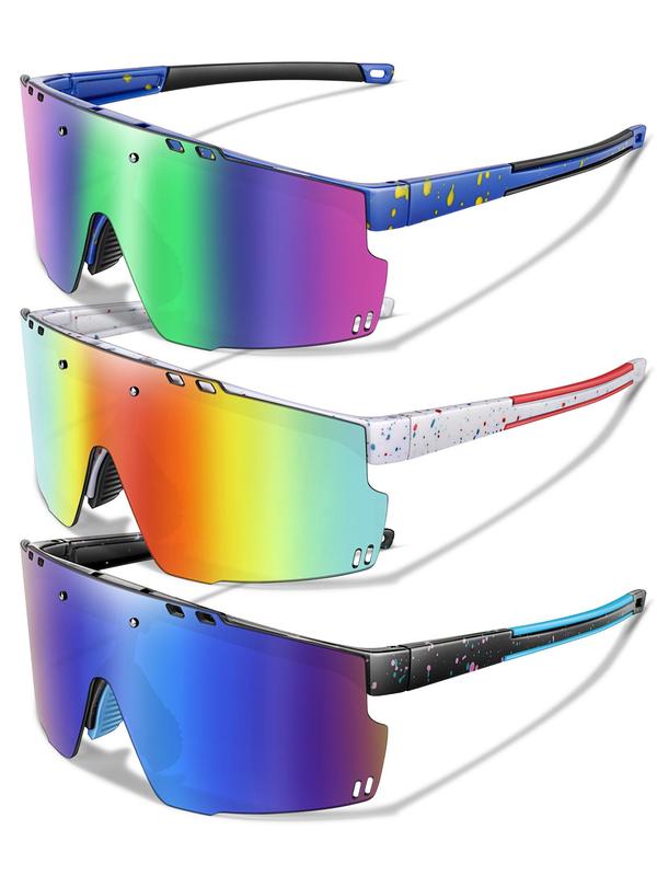 Unisex's Flip-Up Sports Sunglasses, Sporty Outdoor Eyewear for Cycling, Running, Fishing, Driving, Sports Eyewear for Men & Women