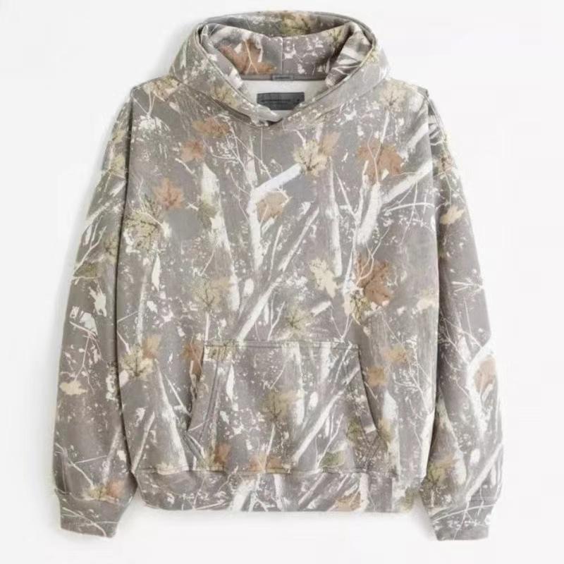 Abercrombie Camo Hoodie -  New Unisex Camo Day Outdoor Pocket Stylish Sweater Casual Menswear