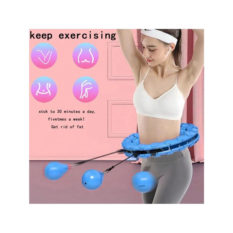 Smart Weighted Fitness Hoop For Adults Weight Loss, Fitness Massage Workout Equipment, Great For Adults And Beginners