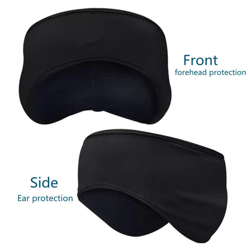 Plush Soft Warm Fleece Headband, Soft Ear Warmer Forehead, Winter Windproof Protection Reflective Running Headbands Gear