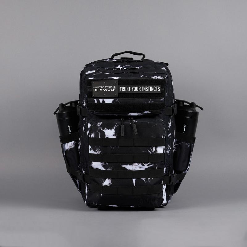 45L Backpack Black Lightning