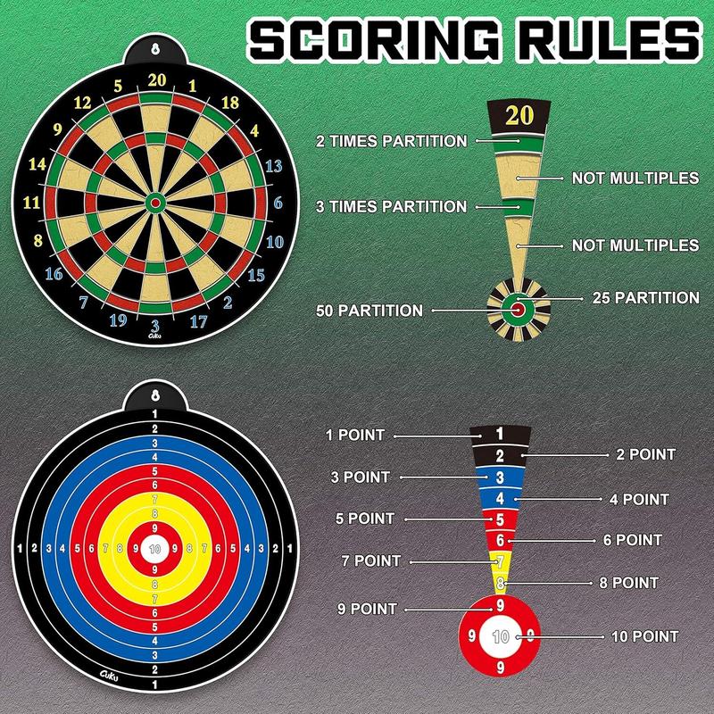 Magnetic Dart Board - 12pcs Magnetic Darts - Excellent Indoor Game and Party Games - Gifts for Boy, Girls