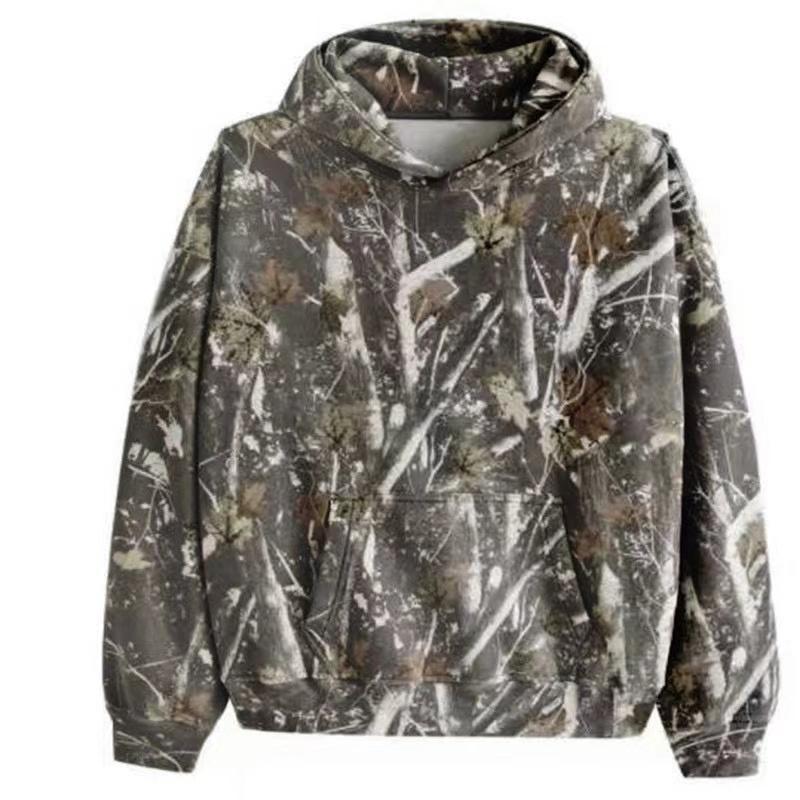 Abercrombie Camo Hoodie -  New Unisex Camo Day Outdoor Pocket Stylish Sweater Casual Menswear